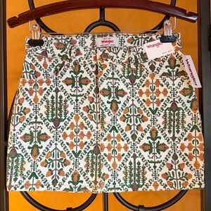 WRANGLER Southwestern Mini Skirt